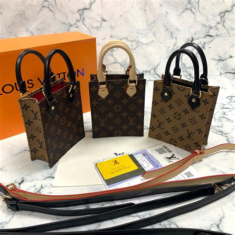 lv mini tote/petit sac plat